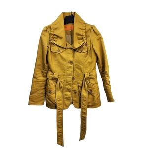 McGinn Knightsbridge Women's Button Front Tie-Belt Jacket - 36